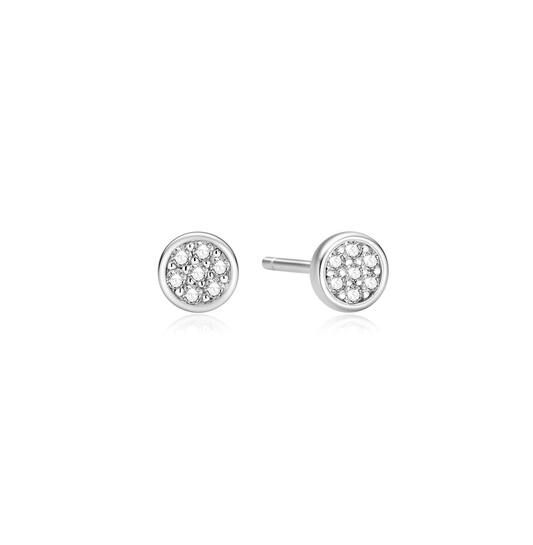  Luna Gaze - Ohrstecker - Silber / Rhodiniert - Zirkonia